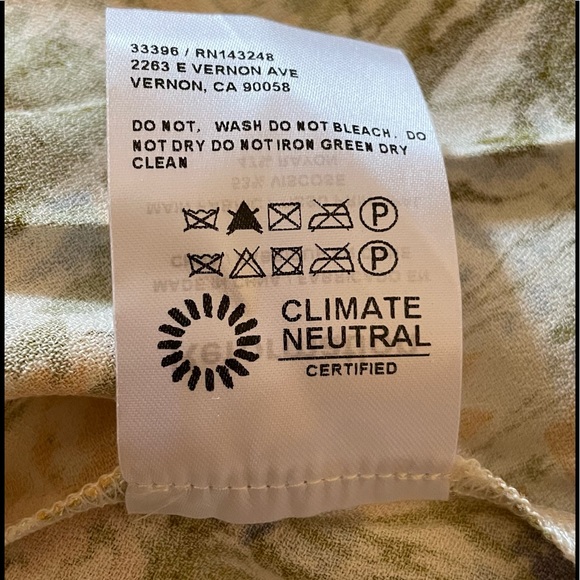 Reformation Bea Skirt Color: Countryside - Picture 11 of 16